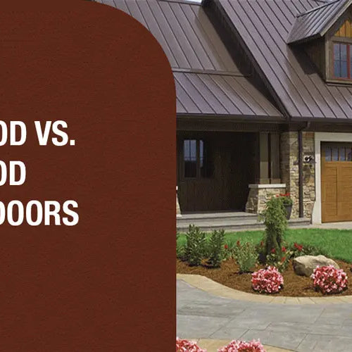 REAL WOOD VS. FAUX WOOD GARAGE DOORS