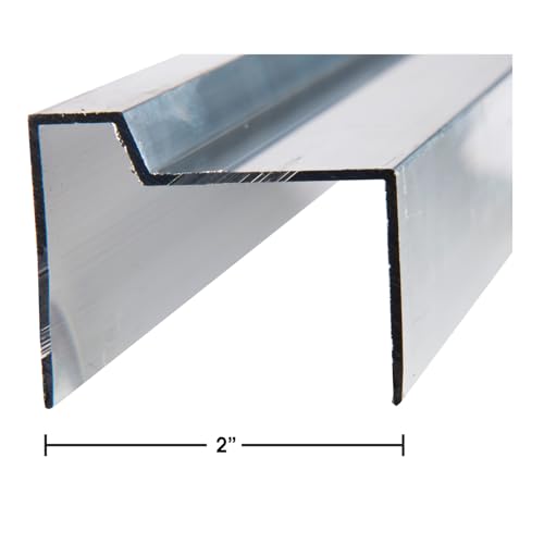 GarageDoorProject™ Replacement Part - 2" Section Aluminum Adapter Rail Style 100 - 100% OEM Manufacturers with New Production Dates for US Vendor GarageDoorProject ( Extended length Shipping LTL) - GarageDoorProject