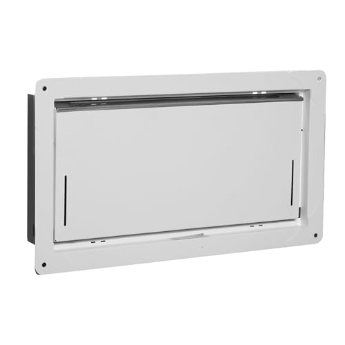 Insulated White Powder Coated Flood Vents - 16" x 8" and 14 1/2" x 8 1/2", 200 sq ft BFE Flood Protection per Vent - 100% OEM Manufacturers with New Production Dates for US Vendor GarageDoorProject - GarageDoorProject