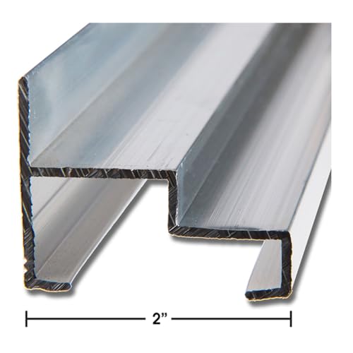 GarageDoorProject™ Replacement Part - 2" Section Aluminum Adapter Rail Style 200 - 100% OEM Manufacturers with New Production Dates for US Vendor GarageDoorProject ( Extended length Shipping LTL) - GarageDoorProject