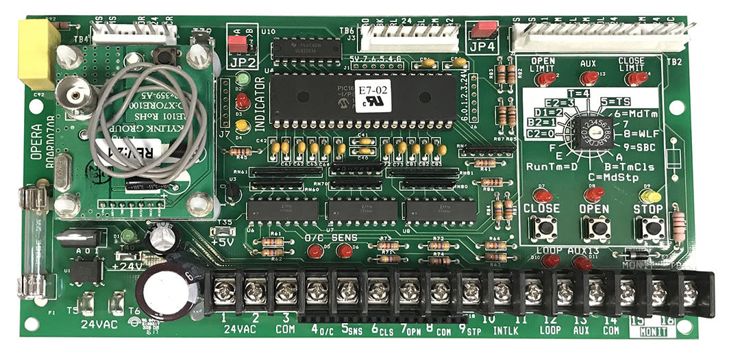 GarageDoorProject™ Replacement Part -GarageDoorProject US Direct - Manaras 700-M-BOARD070ER Control Board for Non-Monitored Operators   -USA Vendor 100% OEM Manufacturers with New Production Dates.
