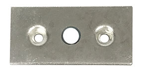 GarageDoorProject™ Replacement Part -GarageDoorProject US Direct - 3 Hole Inside Lock Backer Plate   -USA Vendor 100% OEM Manufacturers with New Production Dates.