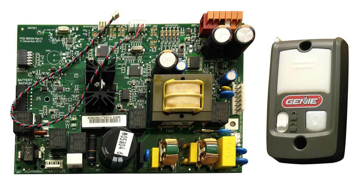 Genie Replacement Part - 38878R.S Non-Configured Control Board with Series II Wall Console - For Genie & Overhead Door Series 3 Openers - 100% OEM Manufacturers with New Production Dates for US Vendor GarageDoorProject® - GarageDoorProject