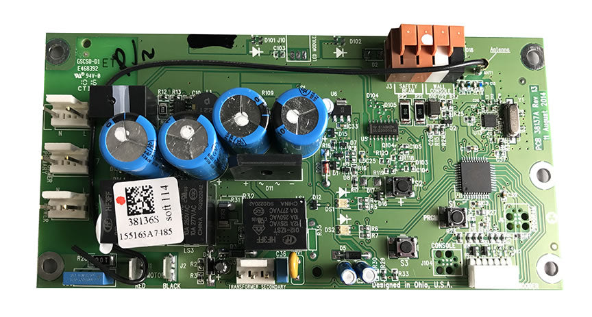 Genie Replacement Part - 39340R.S Circuit Board Assembly For chain or belt drive model openers - 100% OEM Manufacturers with New Production Dates for US Vendor GarageDoorProject® - GarageDoorProject