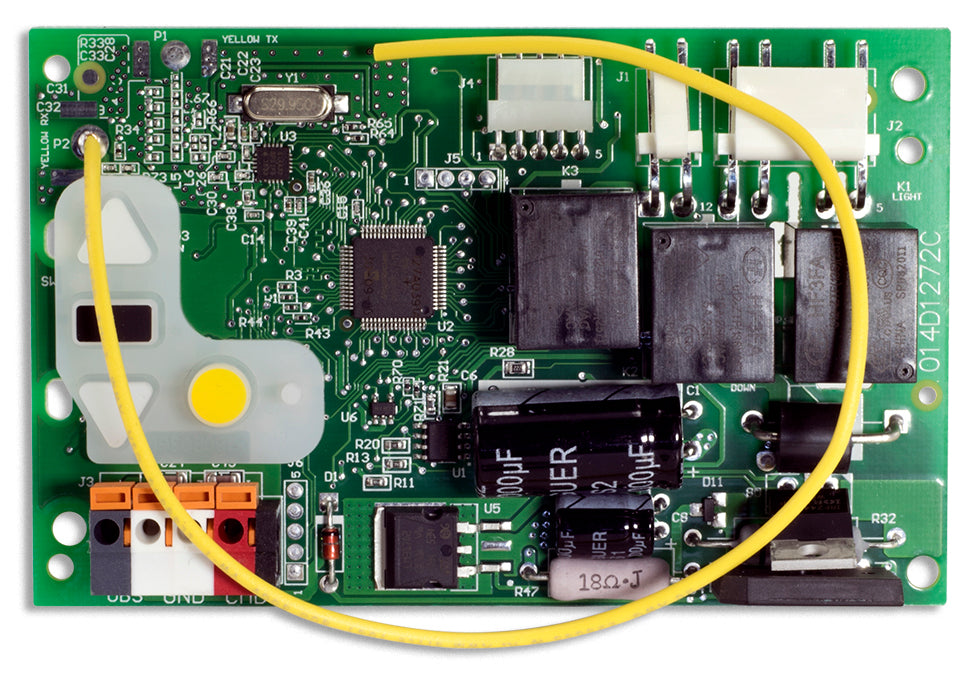 LiftMaster/Chamberlain Replacement Part - 447DCT Receiver Circuit/Logic Board Assembly For AC Chain Drive And Belt Drive Garage Door Openers - 100% OEM Manufacturers with New Production Dates for US Vendor GarageDoorProject® - GarageDoorProject