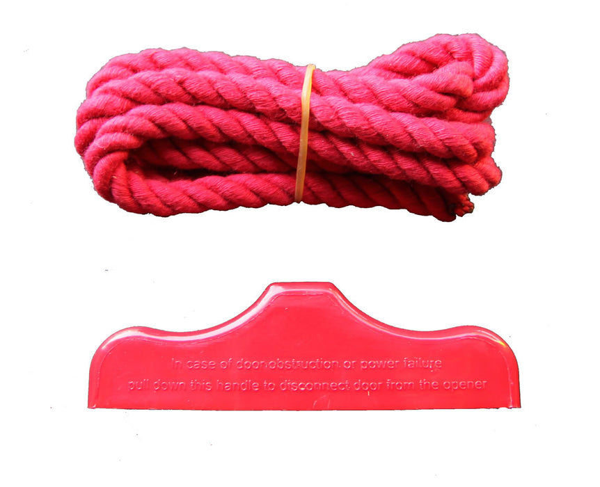 Guardian Replacement Part - GUAT-026 Emergency Release Handle and Rope For Garage Doors - 100% OEM Manufacturers with New Production Dates for US Vendor GarageDoorProject® - GarageDoorProject