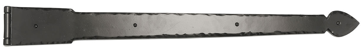 Carriage House- 33" Rustic Spear End Hinge w/Butt Pin – Solid Aluminum  - 100% OEM Manufacturers with New Production Dates for US Vendor GarageDoorProject®(Each/Needs Fastners) - GarageDoorProject