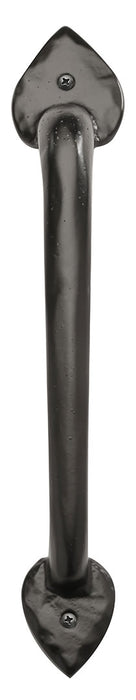 Carriage House- 12" Rustic Spear End Pull Handle – Solid Aluminum  - 100% OEM Manufacturers with New Production Dates for US Vendor GarageDoorProject®(Each/Needs Fastners) - GarageDoorProject