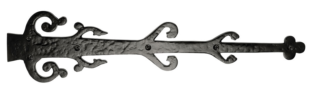 Carriage House- 22" Barcelona Style Decorative Hinge, Solid Aluminum - Premium Design with Multiple Finishes - 100% OEM Manufacturers with New Production Dates for US Vendor GarageDoorProject®(Each/Needs Fastners) - GarageDoorProject