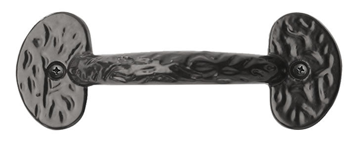 Carriage House- 6" Colonial Bean End Lift Handle, Iron - Traditional Style, Multiple Finishes  - 100% OEM Manufacturers with New Production Dates for US Vendor GarageDoorProject®(Each/Needs Fastners) - GarageDoorProject