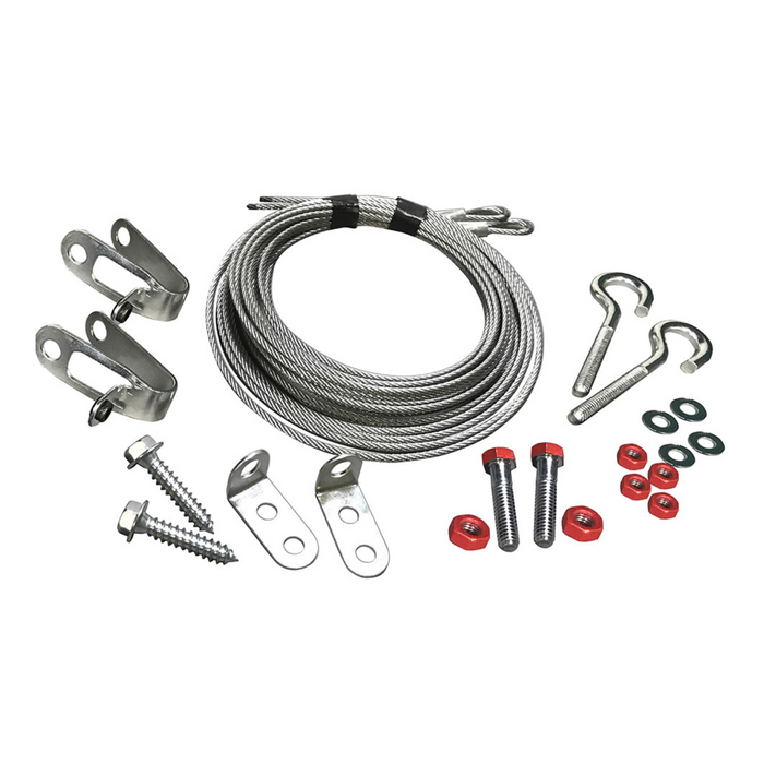 GarageDoorProject™ Replacement Part -Garage Door Extension Spring Containment Kit  -USA Vendor 100% OEM Manufacturers with New Production Dates.