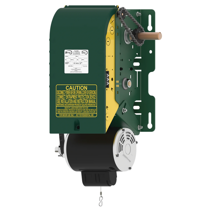 Manaras Replacement Model - Opera-J Commercial Heavy Duty Jackshaft Operator with 1/2, 3/4, 1 Horsepower (HP) Motors - 100% OEM Manufacturers with New Production Dates for US Vendor GarageDoorProject® - GarageDoorProject