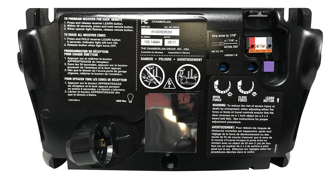 LiftMaster/Chamberlain Replacement Model - 041AS050R2M Receiver Logic Board for Screw Drive Garage Door Openers - 100% OEM Manufacturers with New Production Dates for US Vendor GarageDoorProject® - GarageDoorProject