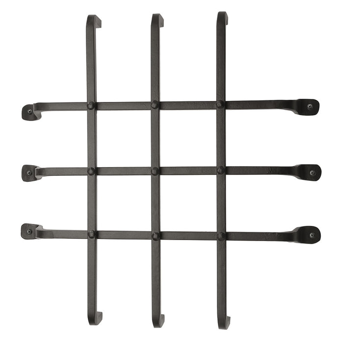 Traditional 13" x 14" Decorative Iron Window Grille – Durable and Stylish  - 100% OEM Manufacturers with New Production Dates for US Vendor GarageDoorProject® - GarageDoorProject