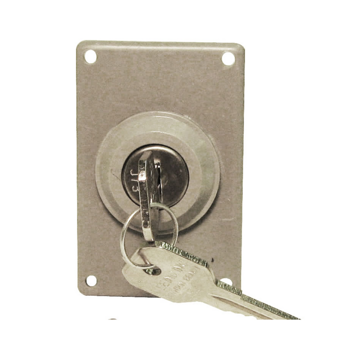 GarageDoorProject® Replacement Model - KS-1 Residential Key Switch and D-2 Key Disconnect with 3 FT Cable - 100% OEM From USA Manufacturers - GarageDoorProject