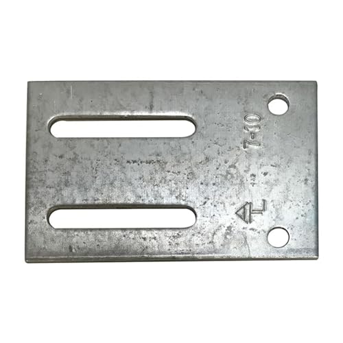 Slotted Adjustable Track Splice Plates for High Doors - 100% OEM Manufacturers with New Production Dates for US Vendor GarageDoorProject - GarageDoorProject