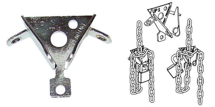 Stamped Galvanized Steel & Cast Iron Hand Chain Keepers - 100% OEM Manufacturers with New Production Dates for US Vendor GarageDoorProject (Each) - GarageDoorProject