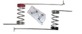 GarageDoorProject™ Replacement Part -GarageDoorProject US Direct - Garage Door Cable Keeper Spring Kit - 1 pr Poly Bagged   -USA Vendor 100% OEM Manufacturers with New Production Dates.