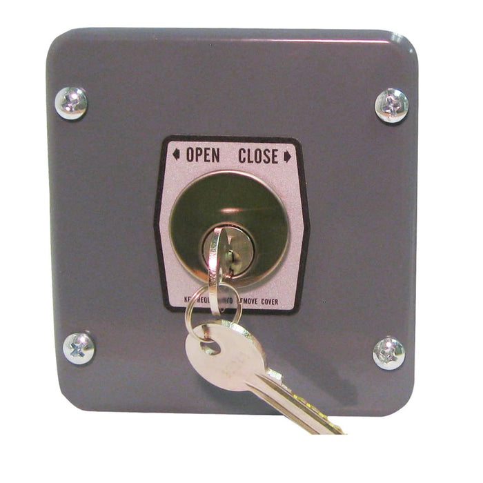 GarageDoorProject  |  Keyed Open Close Switch Mortise Cylinder Lock Surface Mount Flush Mount Industrial Key Switch |   GarageDoorProject |   100% OEM | US Vendor