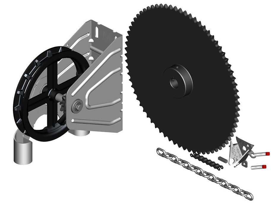 2000R & 200R Wall Mount Hoists: Bore Sizes, Reductions, and Drive Sprockets - 100% OEM Manufacturers with New Production Dates for US Vendor GarageDoorProject