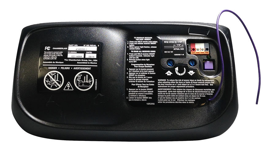 LiftMaster Logic Board 041AS050-1 Professional-Grade Replacement 315MHz Security Receiver Board for AC Screw Drive Opener Compatible with Chamberlain |   GarageDoorProject |   100% OEM | US Vendor