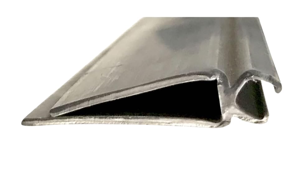 GarageDoorProject  |  PVC Clip On Guide Seal Professional-Grade Garage Door Bottom Seal Retainer Replacement Part |   GarageDoorProject |   100% OEM | US Vendor