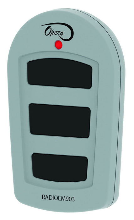 Garage Door Remote Manaras RADIOEM 903 Commercial-Grade Three Button Remote Transmitter With Visor Clip â€“ GarageDoorProjectâ„¢ | 100% OEM | US Vendor