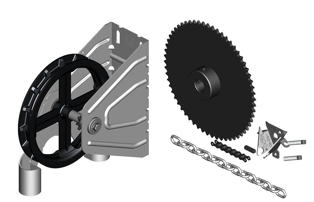 2000R & 200R Wall Mount Hoists: Bore Sizes, Reductions, and Drive Sprockets - 100% OEM Manufacturers with New Production Dates for US Vendor GarageDoorProject