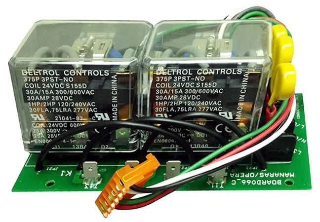 Manaras Replacement Parts - BOARD065 Replacement Control Board/Circuit + BOARD066R Power Board/Circuit For Garage Door Openers - 100% OEM Manufacturers with New Production Dates for US Vendor GarageDoorProject®