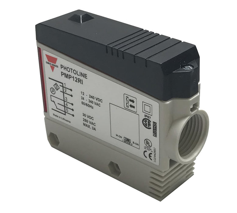 Manaras PHOTO060 Polarized Retro Reflective Sensor Commercial-Grade Non Monitored Sensor Combo with PHOTO024 3 Inch Photo Cell Reflector |   GarageDoorProject |   100% OEM | US Vendor