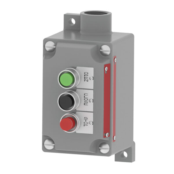 Manaras Push Button Stations Commercial-Grade Hazardous Location Control Aluminum Die Cast Box NEMA 7 Certified |   GarageDoorProject |   100% OEM | US Vendor