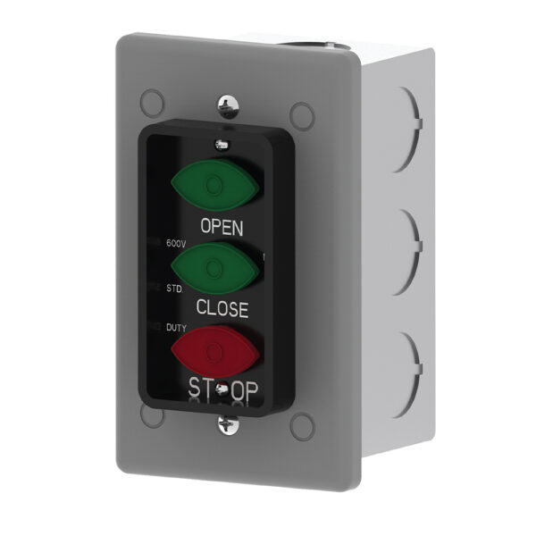 Manaras Push Button Stations Commercial-Grade Hazardous Location Control Aluminum Die Cast Box NEMA 7 Certified |   GarageDoorProject |   100% OEM | US Vendor