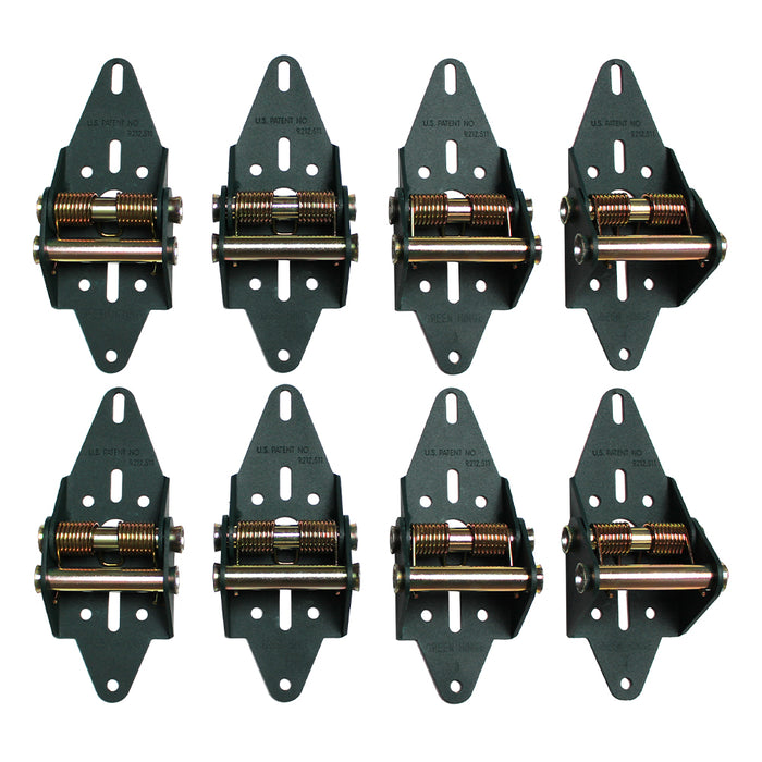GarageDoorProject  |  Model 300-10141 Green Hinge System Professional-Grade Door Mount Hinges For Residential 4-Section Single Car Garage |   GarageDoorProject |   100% OEM | US Vendor