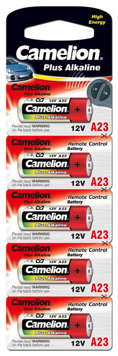 Camelion Replacement Part - A23 12 Volt Alkaline High Volt Battery - 55mAh Capacity - 100% OEM Manufacturers with New Production Dates for US Vendor GarageDoorProject®