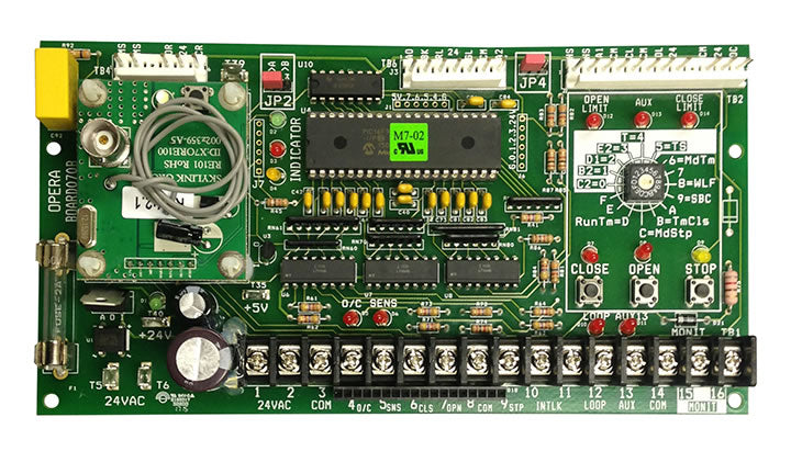 Manaras Replacement Parts - BOARD070MR/BOARD070ER Monitored/Non-Monitored Replacement Control Board For Garage Door Openers - 100% OEM Manufacturers with New Production Dates for US Vendor GarageDoorProject®