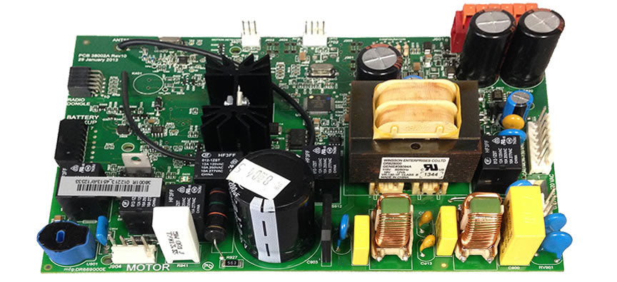 Genie Garage Door Board 38513R.S DC Control Circuit Board Assembly Commercial-Grade Genie Opener Repair Parts Durable Garage Door Parts |   GarageDoorProject |   100% OEM | US Vendor