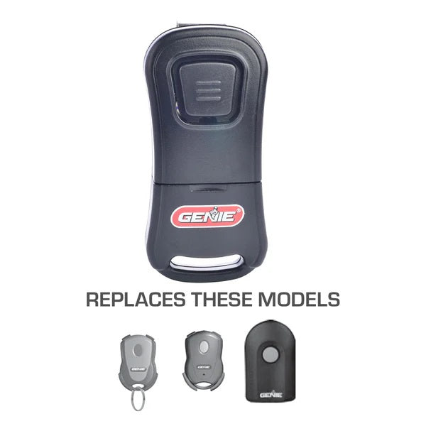 Genie Replacement Part - G1T-BX Intellicode Single Button 315/390MHz Garage Door Opener Remote with Visor Clip and Battery - 100% OEM Manufacturers with New Production Dates for US Vendor GarageDoorProject®