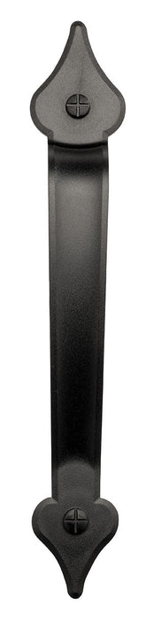 Americana Magnetic Pull Handle 12" Spear End ABS Plastic Black |   Professional-Grade Decorative Door Pull |   300-80100 |   GarageDoorProject |   100% OEM | US Vendor