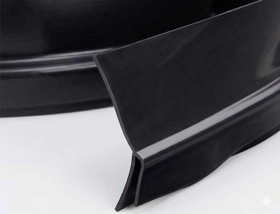 Reverse Angle Jamb Seal | Industry Tested Energy Efficient Weather Resistant Gasket for Loading Docks and Commercial Garage Doors |   GarageDoorProject |   100% OEM | US Vendor