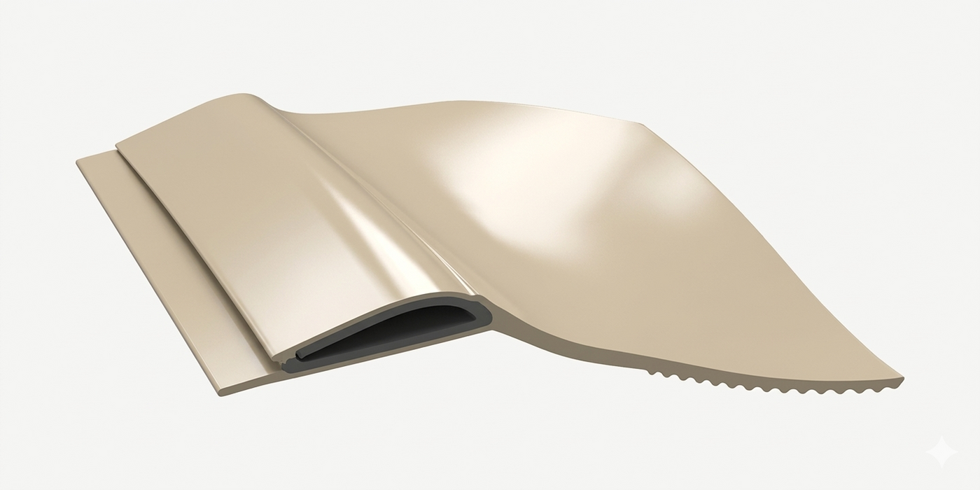 Reverse Angle Jamb Seal | Industry Tested Energy Efficient Weather Resistant Gasket for Loading Docks and Commercial Garage Doors |   GarageDoorProject |   100% OEM | US Vendor