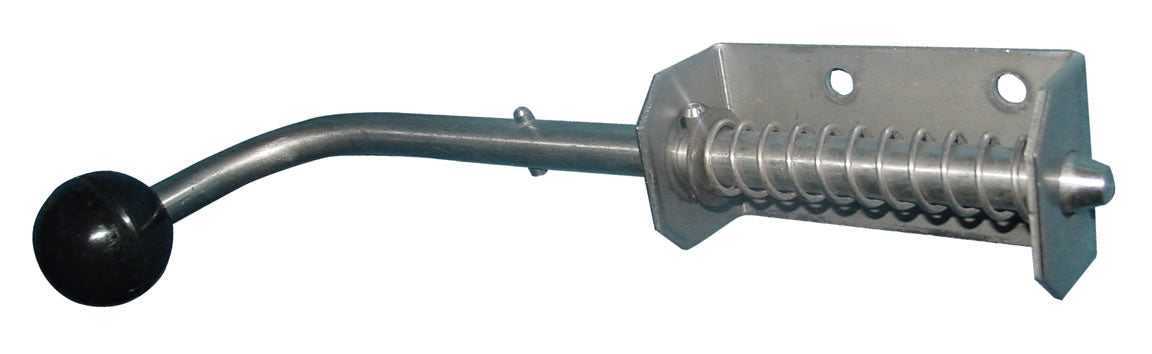 GarageDoorProject  |  Shoot Bolt Latch Lock Commercial-Grade Side Latch Lock Zinc Plated Steel 2 Inch Throw |   GarageDoorProject |   100% OEM | US Vendor