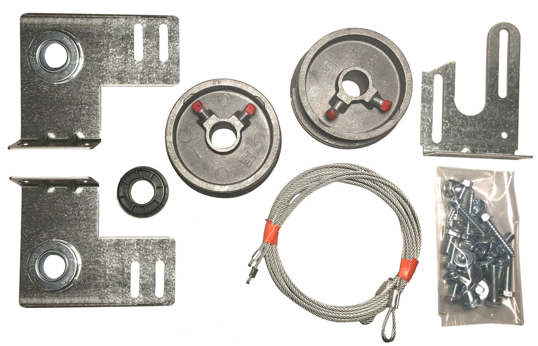 GarageDoorProject  |  Industry Tested Torsion Conversion Hardware Kit for Residential Garage Doors |   Heavy Duty Cable Drums, Universal Spring Anchor |   GarageDoorProject |   100% OEM | US Vendor