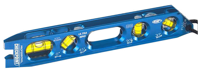 GarageDoorProject™ Replacement Part - UltraMag G3 Torpedo Leve Blue  8" Aluminum with 4 magnets - 100% OEM Manufacturers with New Production Dates for US Vendor GarageDoorProject