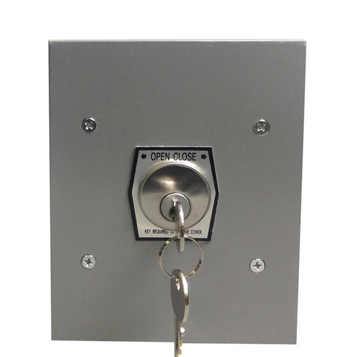 GarageDoorProject  |  Keyed Open Close Switch Mortise Cylinder Lock Surface Mount Flush Mount Industrial Key Switch |   GarageDoorProject |   100% OEM | US Vendor