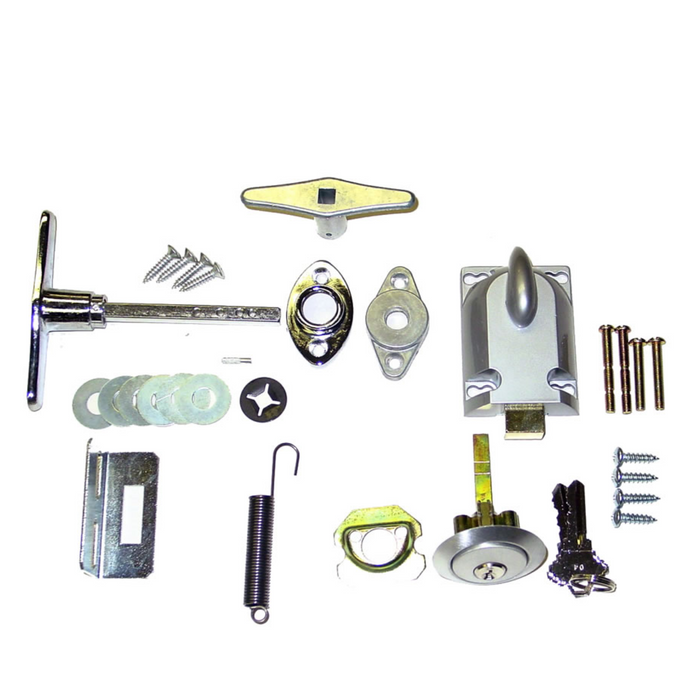 GarageDoorProject® Replacement Part -Garage doors Dead Bolt Kits--L or T Handle  -USA Vendor 100% OEM Manufacturers with New Production Dates. Garage Door Project®