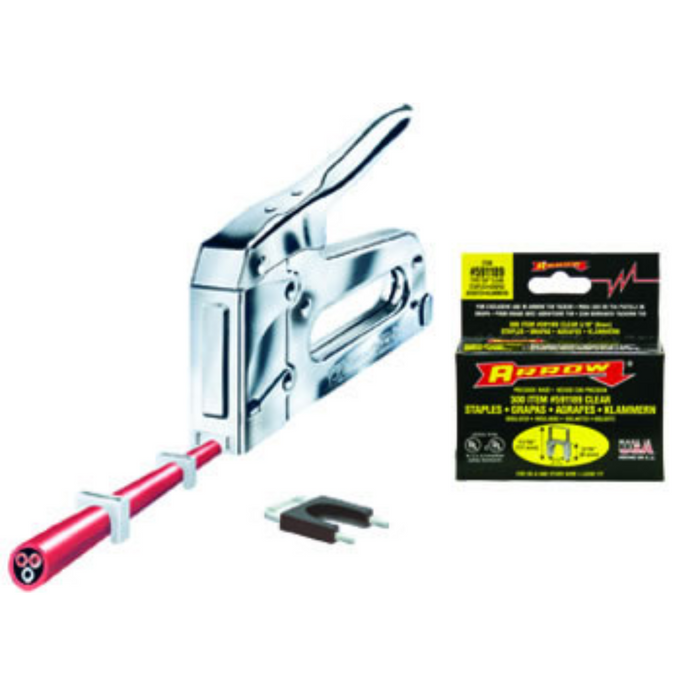 GarageDoorProject  |  T-59 Wire Cable Staple Gun Professional-Grade With Insulated Staples 5/16" 300 Ct |   GarageDoorProject |   100% OEM | US Vendor