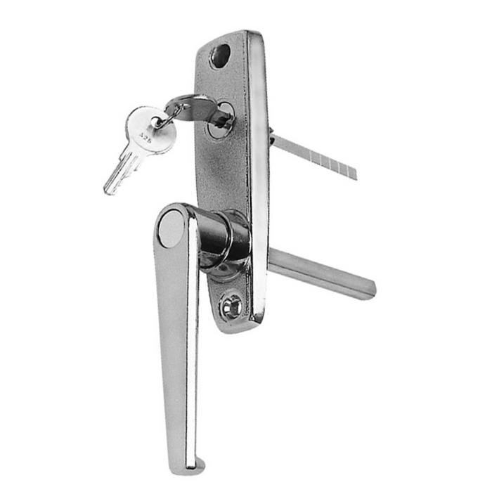 Garage Door Part Exterior Side Lock L-Handle With Keys - 100% OEM Manufacturers with New Production Dates for US Vendor GarageDoorProject