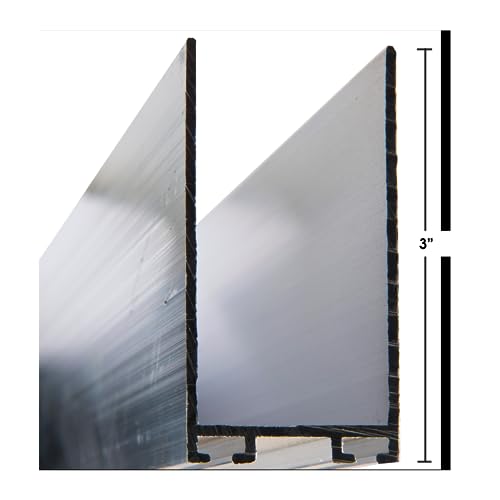 Garage Door Aluminum Adjustable Bottom Rail-1-3/8" x 3" - 100% OEM Manufacturers with New Production Dates for US Vendor GarageDoorProject(Extended Length Shipping*LTL) - GarageDoorProject