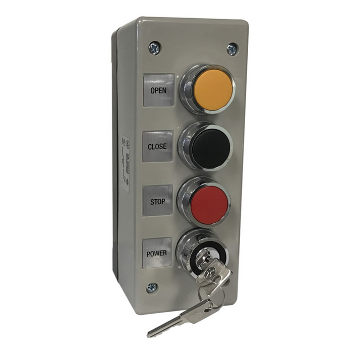 GarageDoorProjectÂ® 1BX Exterior Control Station Commercial-Grade Surface Mount NEMA 4 Aluminum Die Cast â€“ GarageDoorProjectâ„¢ | 100% OEM | US Vendor