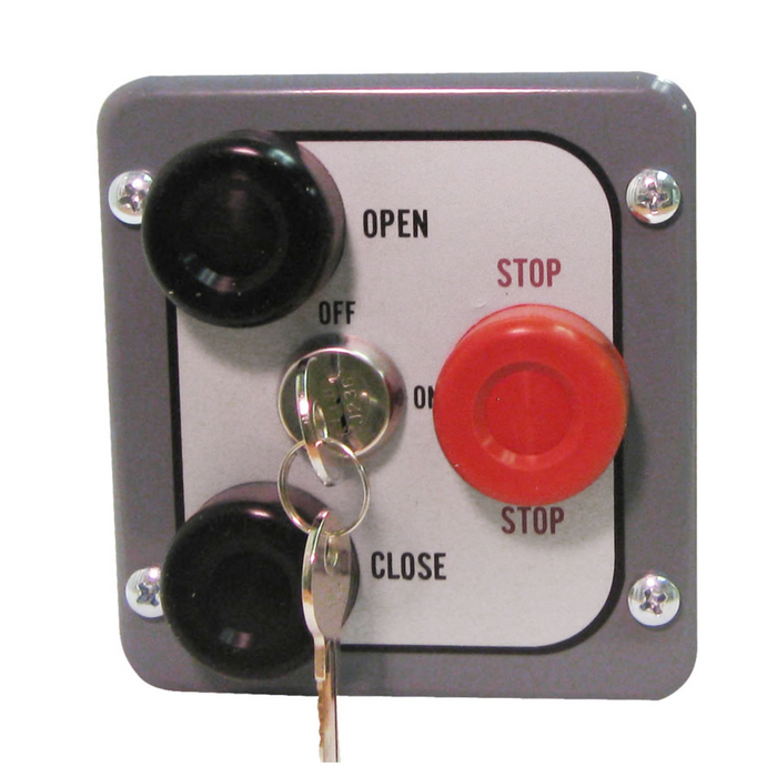 GarageDoorProjectÂ® 1BX Exterior Control Station Commercial-Grade Surface Mount NEMA 4 Aluminum Die Cast â€“ GarageDoorProjectâ„¢ | 100% OEM | US Vendor